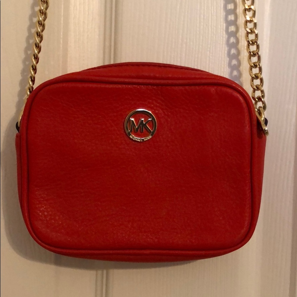 Michael Kors tangerine crossbody